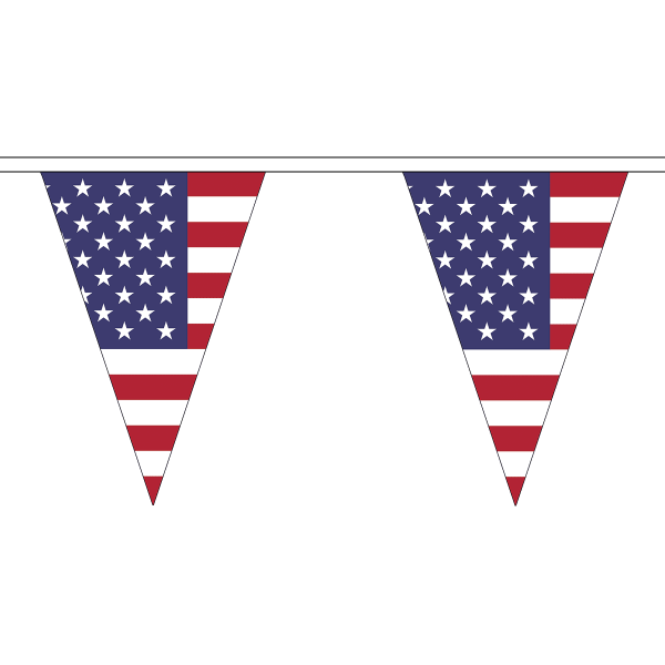 USA Triangle Bunting