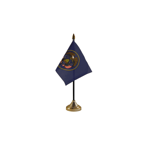 Utah Small Table Flag