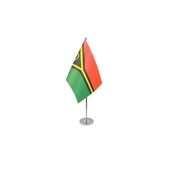 Vanuatu Satin Table Flag