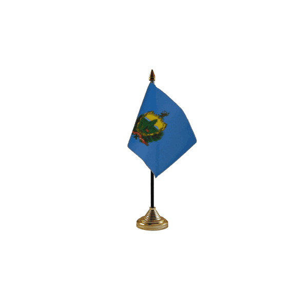 Vermont Small Table Flag