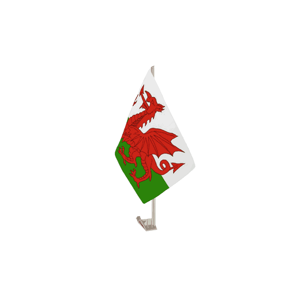 Wales Car Flag