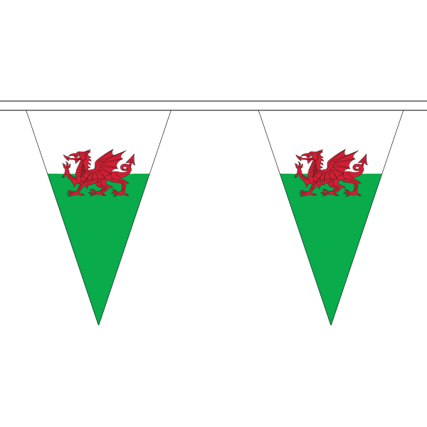 Wales Triangle Bunting