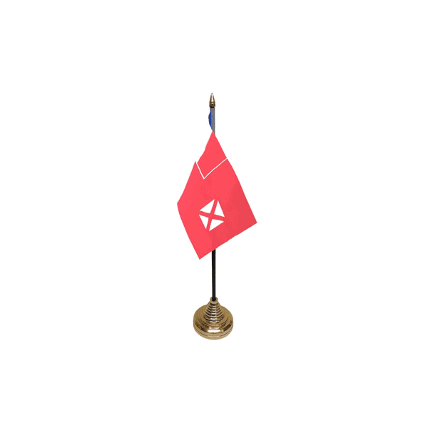 Wallis and Futuna Small Table Flag