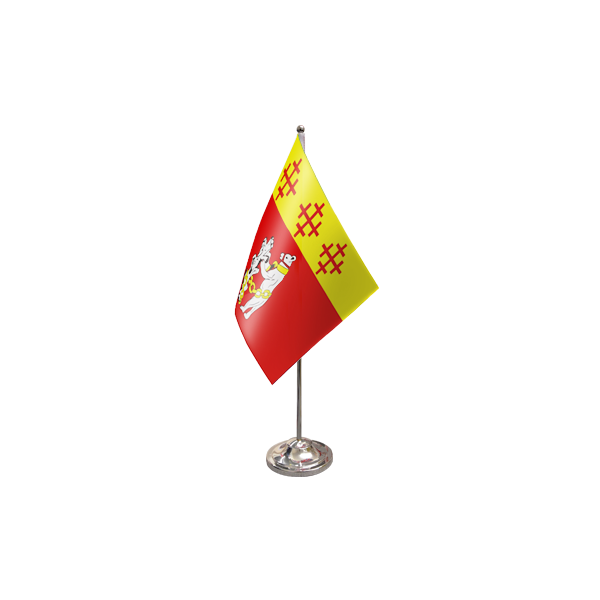Warwickshire Old Satin Table Flag