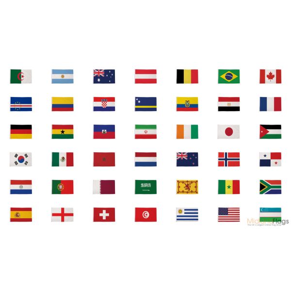 World Cup 2026 Table Flag Pack (All 48 Teams)