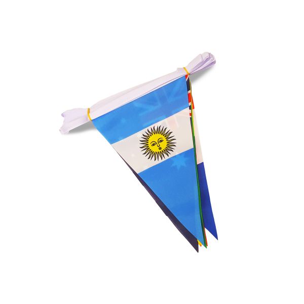 World Nations 32 Flag 11m Triangle Bunting