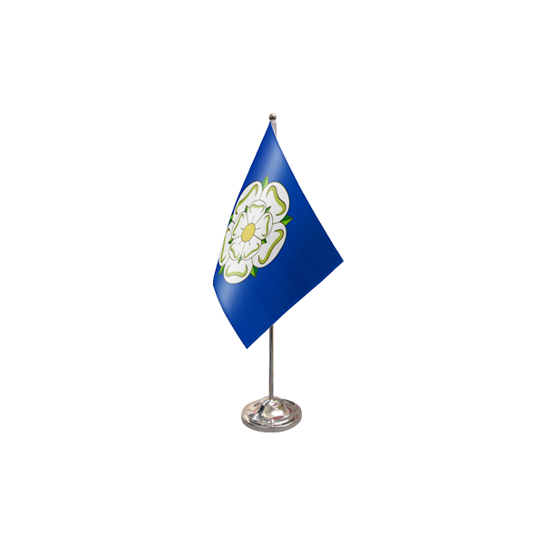 Yorkshire New Satin Table Flag