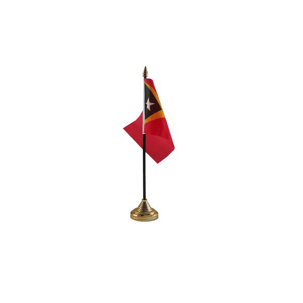 East Timor Small Table Flag