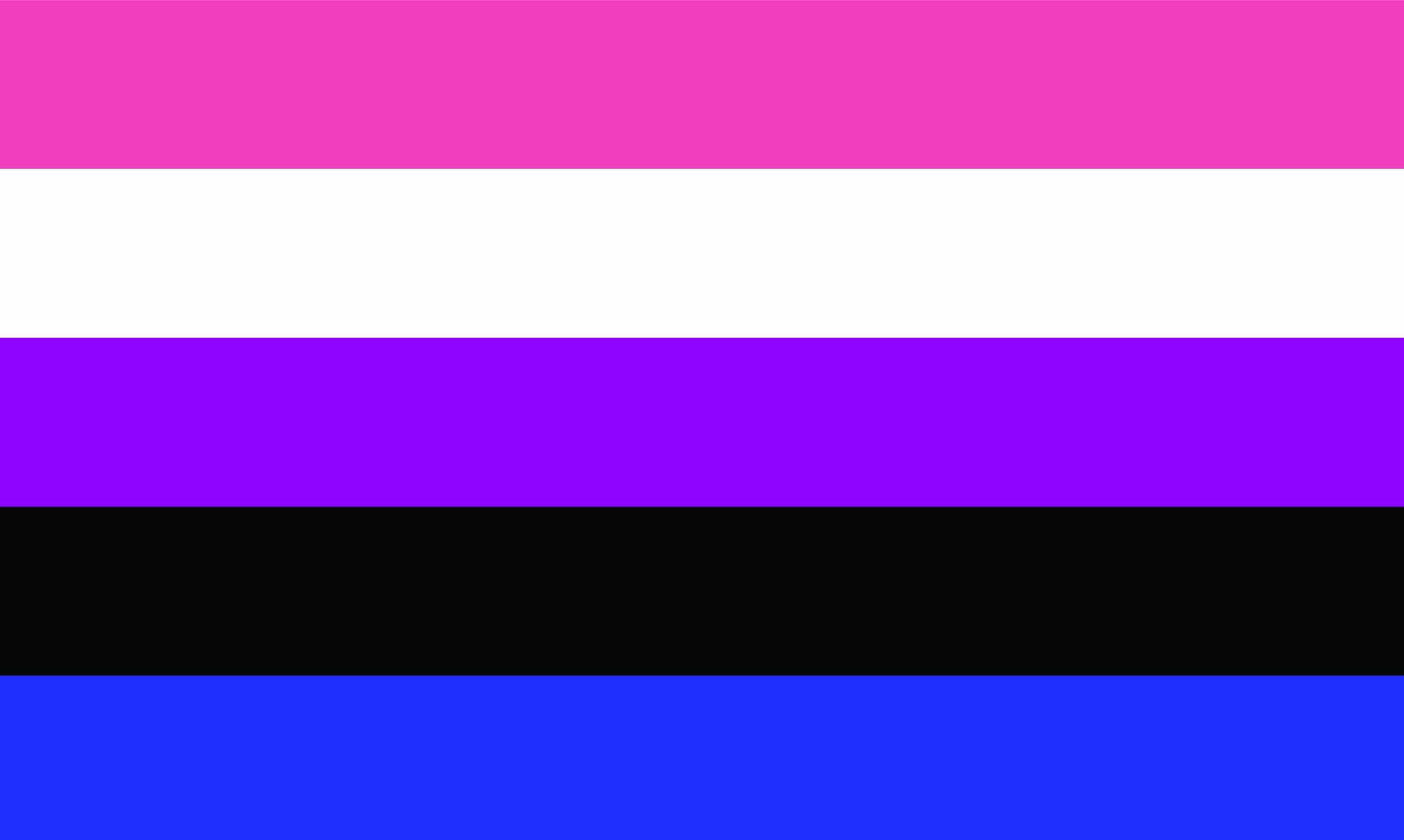 Genderfluid Coffin Drape Flag