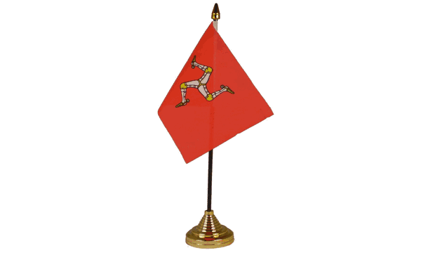 Isle of Man Small Table Flag