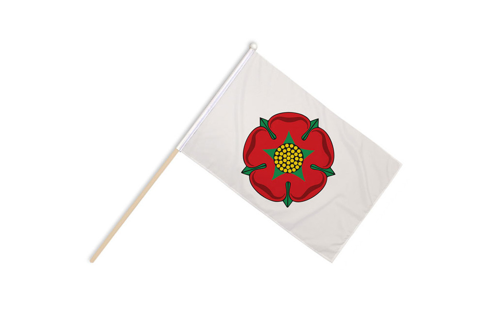LANCASHIRE OLD COUNTY TABLE FLAG 5'' X 8'' - COUNTY OF LANCASHIRE...