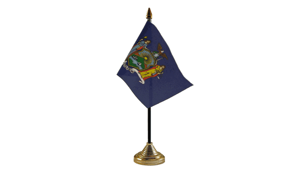 New York Small Table Flag