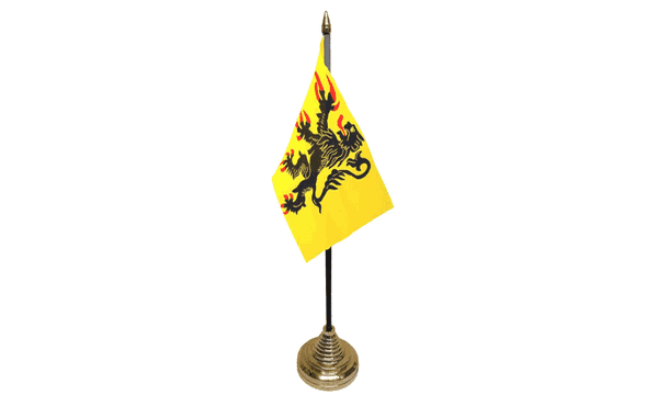 Nord-Pas-de-Calais Small Table Flag