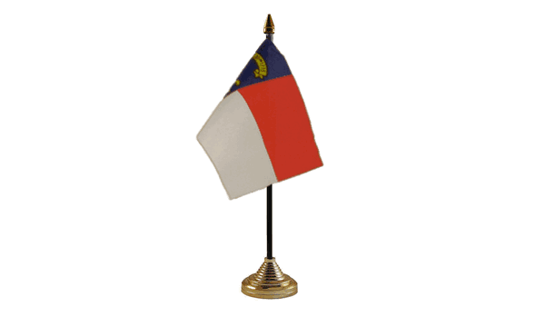 North Carolina Small Table Flag