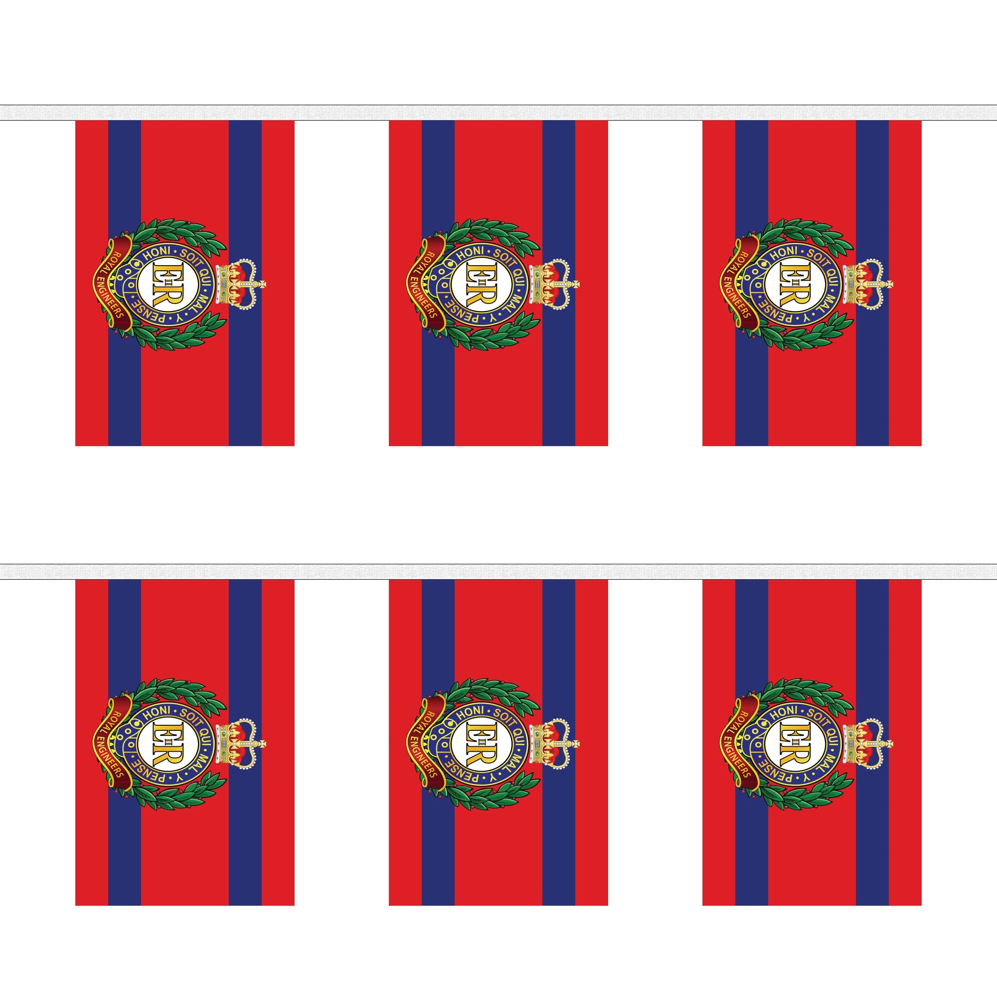 Royal Engineers Corps Rectangular Bunting