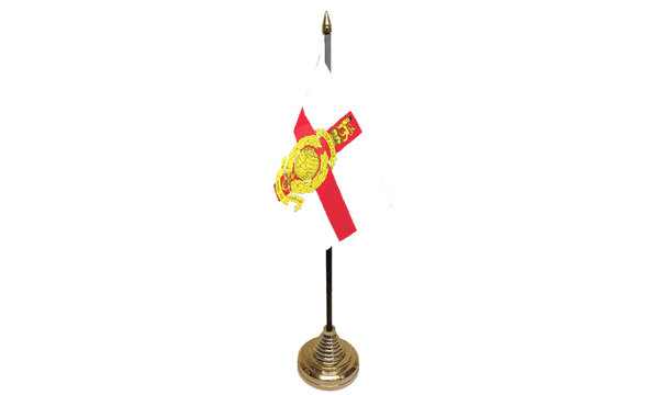Royal Marines Reserve London Small Table Flag