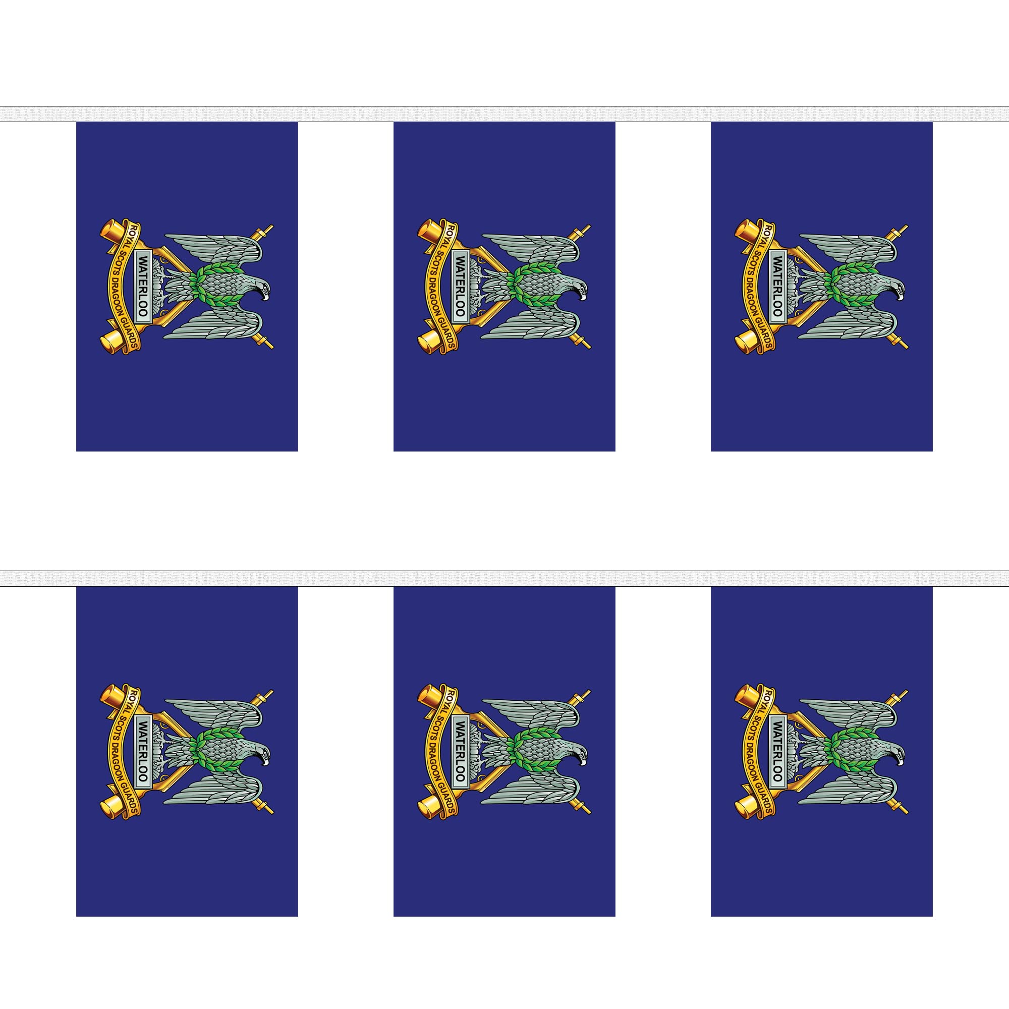 Royal Scots Dragoon Guards Rectangular Bunting