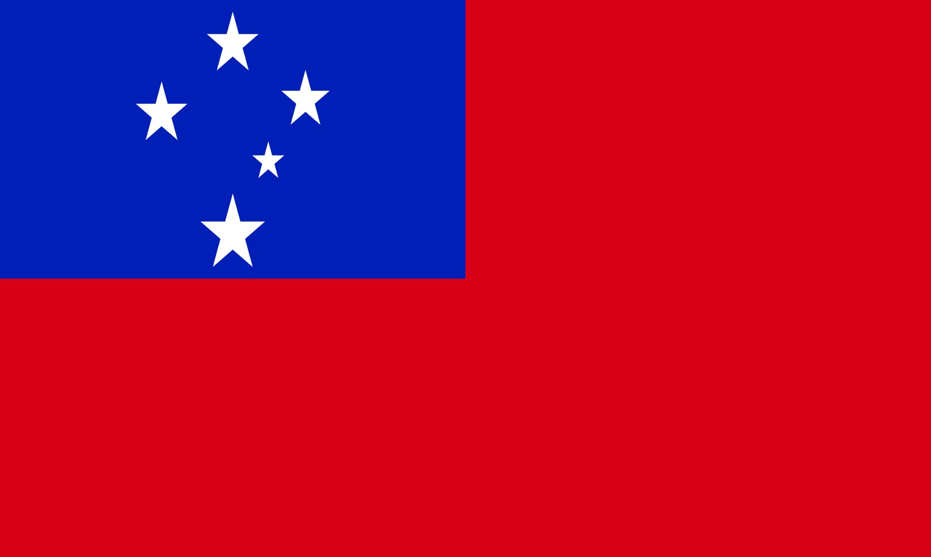 Samoa (Western) Coffin Drape Flag
