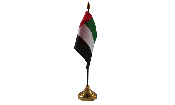 United Arab Emirates Small Table Flag