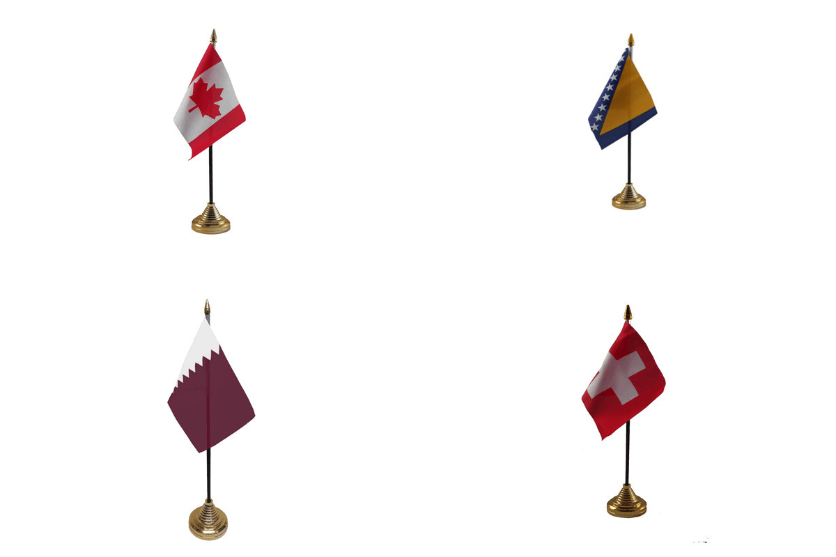 World Cup 2026 Group B Table Flags