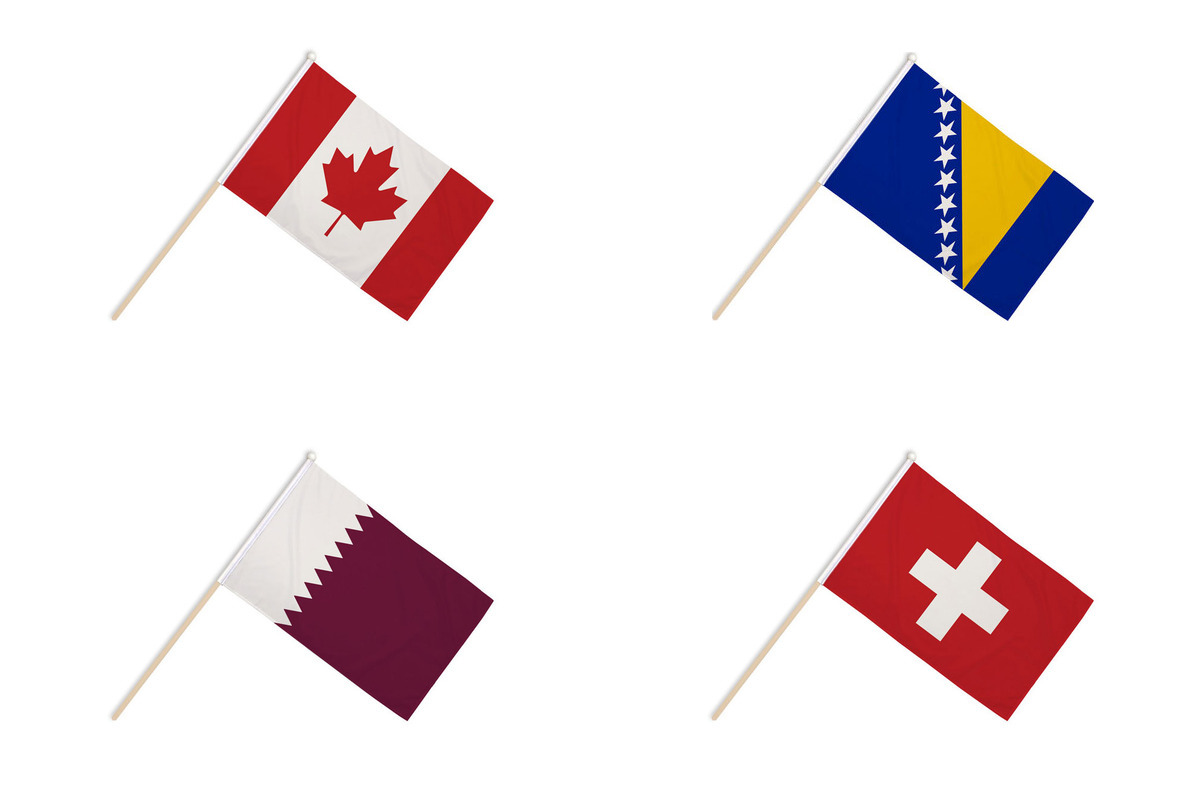 World Cup 2026 Group B Hand Flags