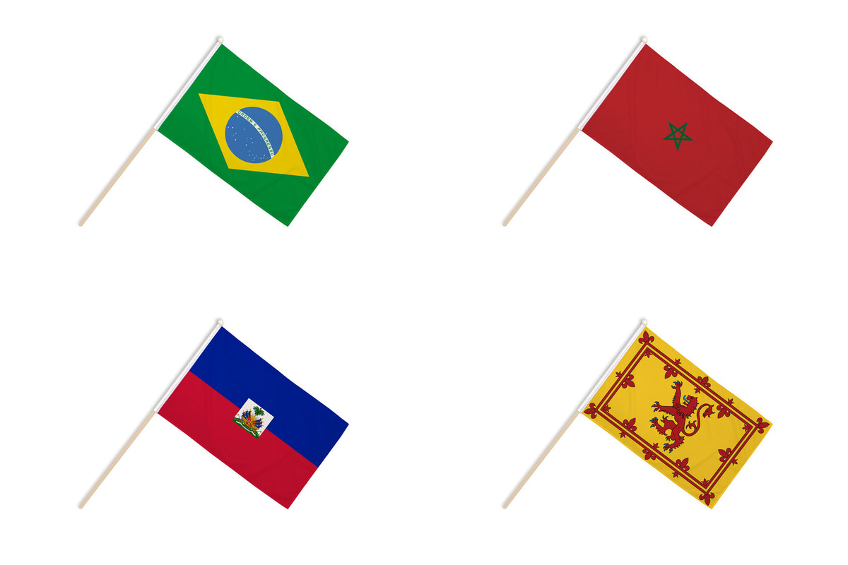World Cup 2026 Group C Hand Flags