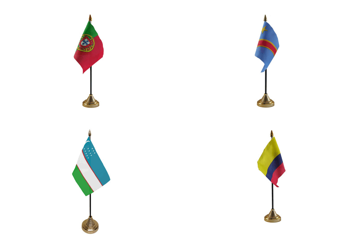 World Cup 2026 Group K Table Flags