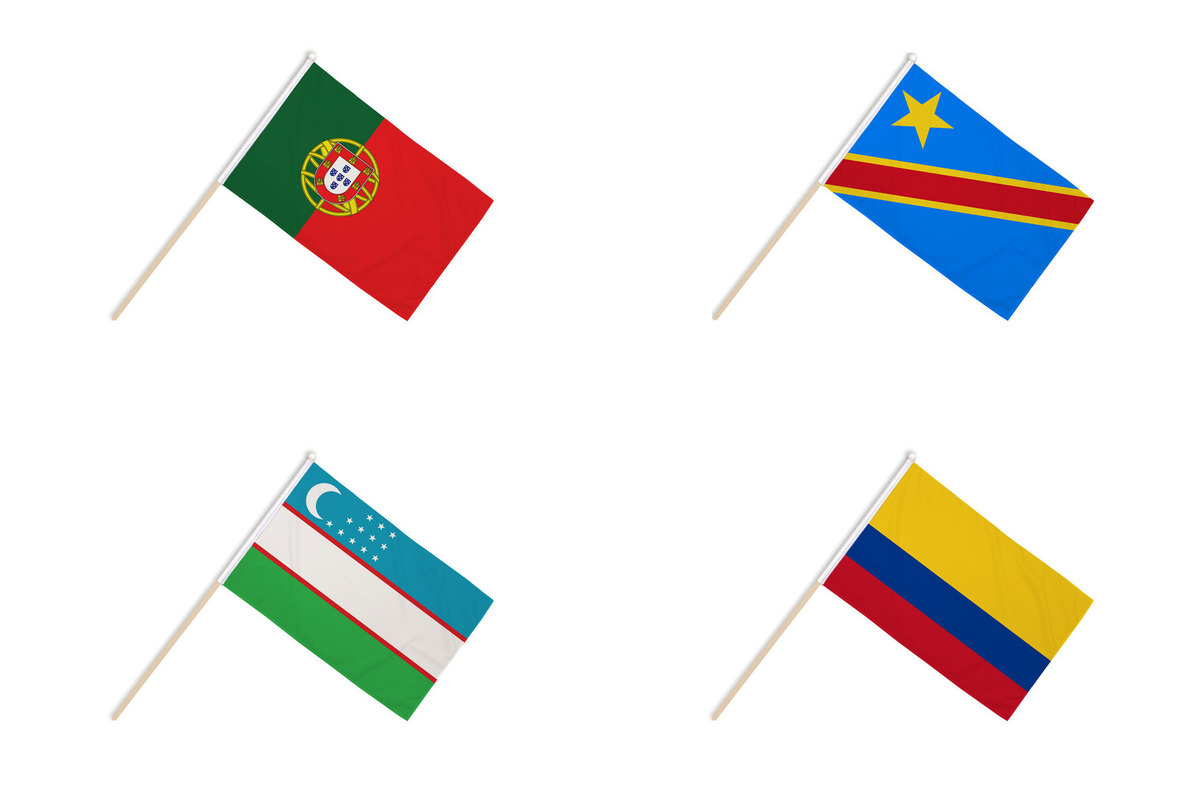 World Cup 2026 Group K Hand Flags
