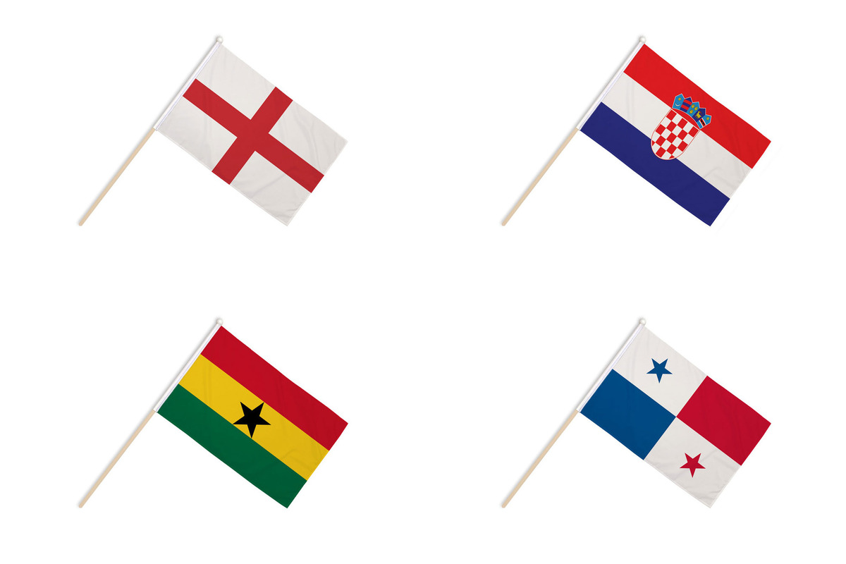 World Cup 2026 Group L Hand Flags