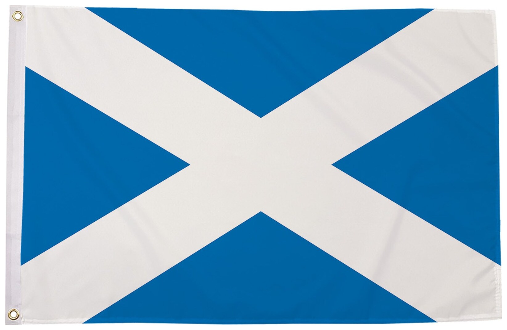 St Andrew's Saltire flag in light blue, 5ft x 3ft