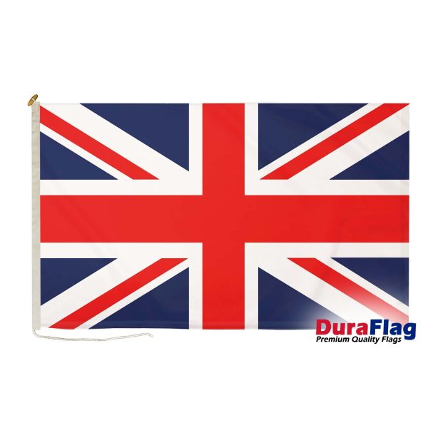 Union Jack DuraFlag with rope and toggle